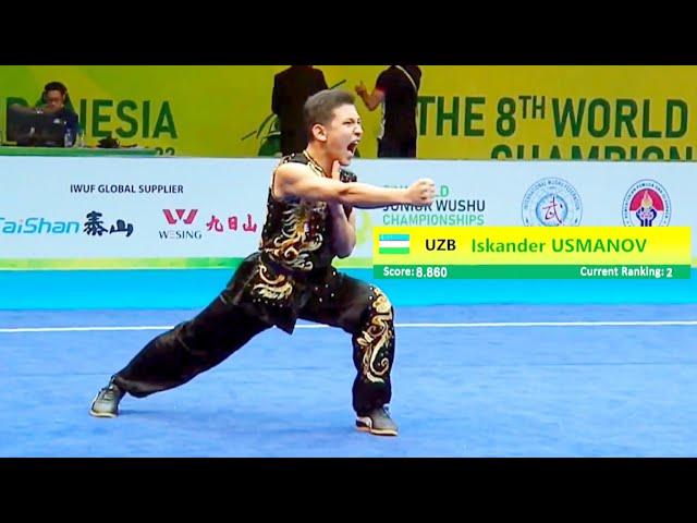 Iskander Usmanov  8.86 score Nanquan (Group B Boys), 8th World Junior Wushu Championship