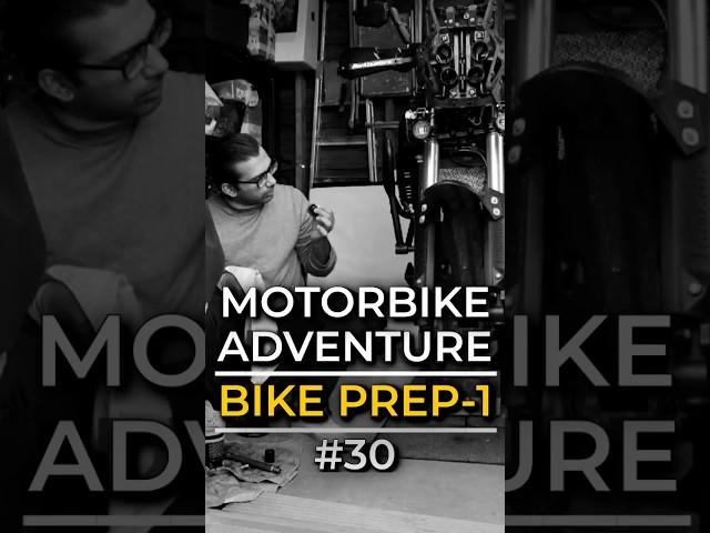 #30: Motorbike preparation for road trip. #motorcycleadventure #motorcycletravel #motorcyclelife