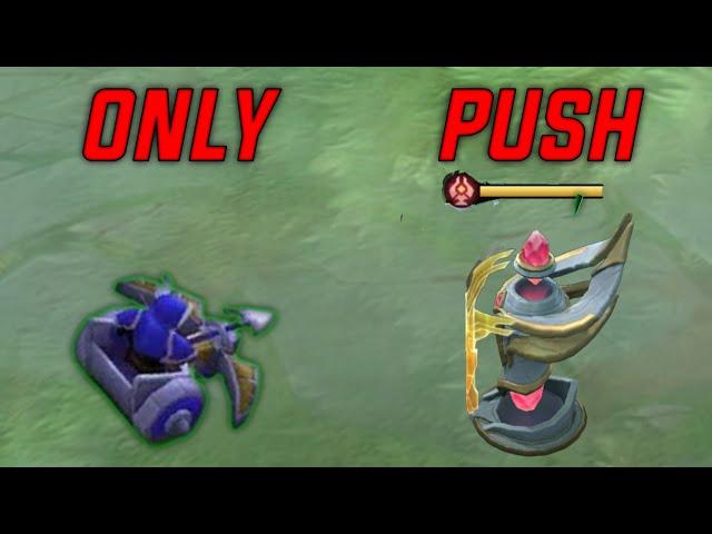 I tried pushing ONLY BOTTOM lane