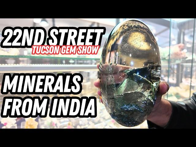 Minerals from India | 22nd Street | Tucson Gem Show