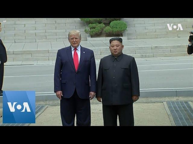 Trump Meets Kim at DMZ, Crosses Into North Korea