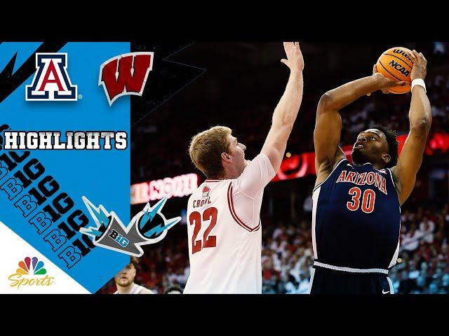 Arizona vs. Wisconsin | COLLEGE BASKETBALL HIGHLIGHTS | 11/15/2024 | NBC Sports