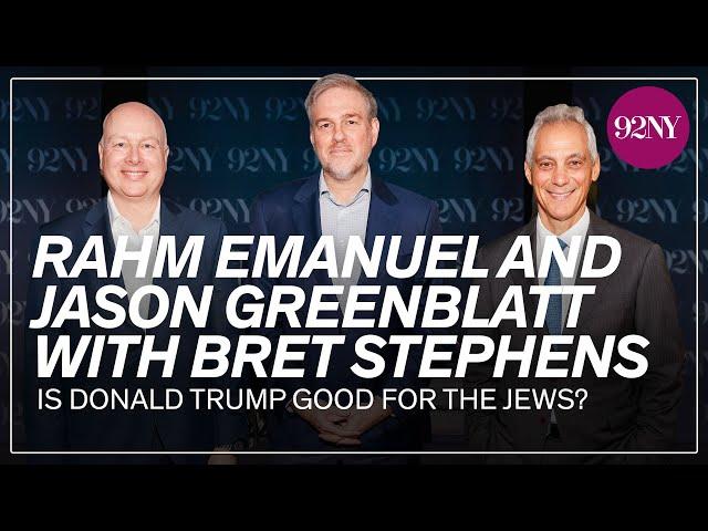 SAPIR Debates: Is Donald Trump good for the Jews?