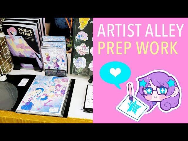 Artist Alley - Convention Prep