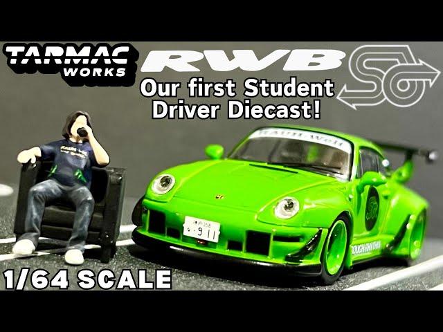 Unboxing 2024 Tarmac Works x STUDENT DRIVER 1/64 Scale RWB 993 | Rough Rhythm Fuel Fest | Review