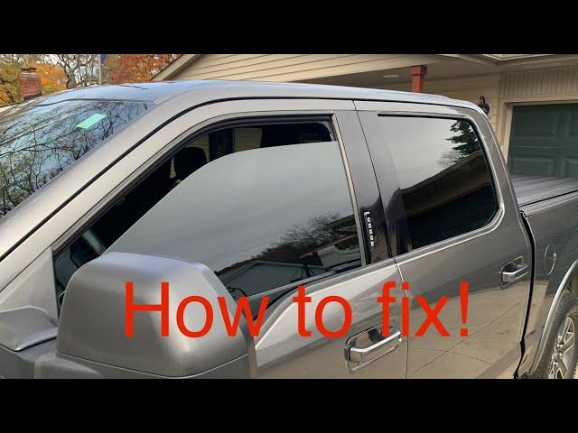 Ford/Lincoln Window Bounce Back During Auto Up (How to Perform Power Window Initialization)