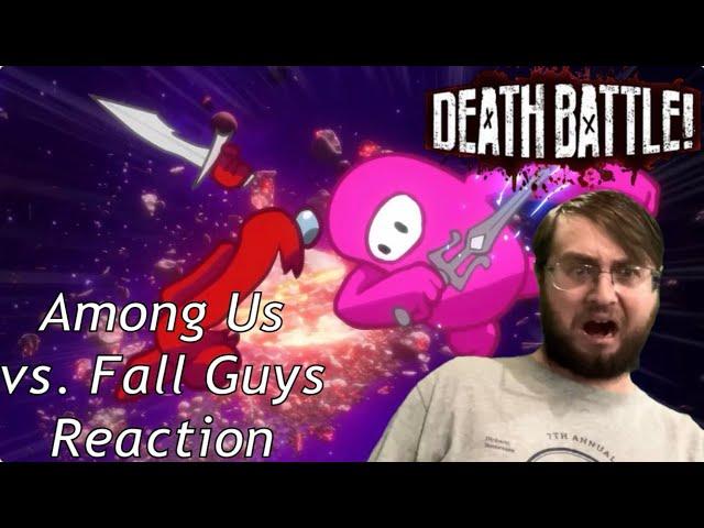 DEAD MEME GOT HANDS… | Death Battle: Among Us vs. Fall Guys Reaction