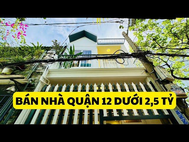Bán Nhà Quận 12 Dưới 3 Tỷ | Sổ Hồng Riêng, Thiết Kế Hiện Đại, Giáp Gò Vấp