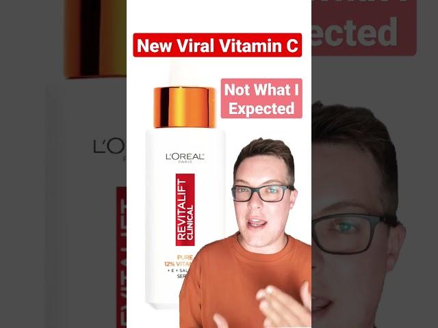 / TESTING VIRAL VITAMIN C SERUM - L'Oreal Revitalift Vitamin C Review #shorts