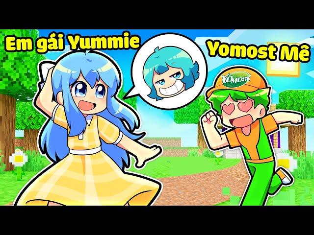 YUMMIE THỬ LÒNG YOMOST BẰNG CÁCH GIẢ LÀM EM GÁI YUMA TRONG MINECRAFT*YUMMIE GIẢ YUMA 