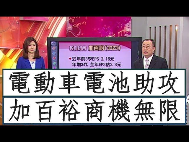 【加百裕電池事業攀升 商機需求無限】股市周報*王夢萍20190224-5(戴興明×新聞解讀)
