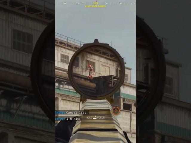 No-Look Direct Impact Headshot Frag #warzone #cod #gaming #callofduty #fps #battleroyalegame