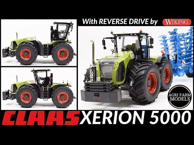 CLAAS XERION 5000 with REVERSE DRIVE  by WIKING 1/32 | Farm model review #52