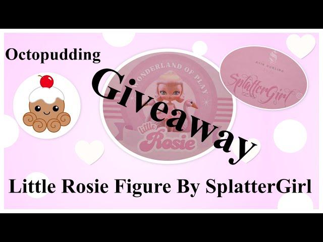 Little Rosie By SplatterGirl Giveaway Competition ends on the 23rd of June