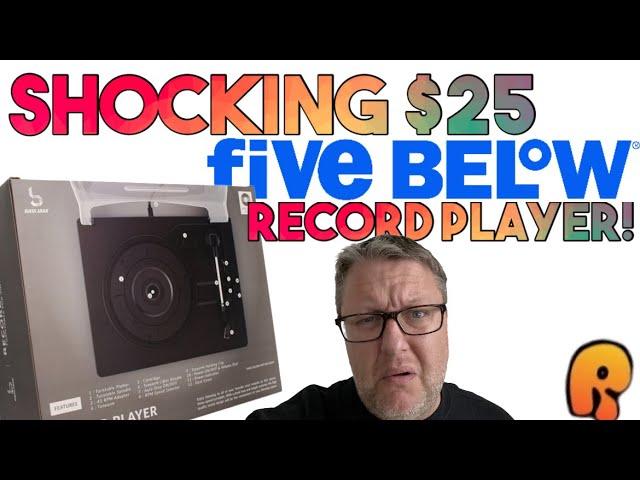 SHOCKING $25 Record Player from Five Below - Unboxing & Review!