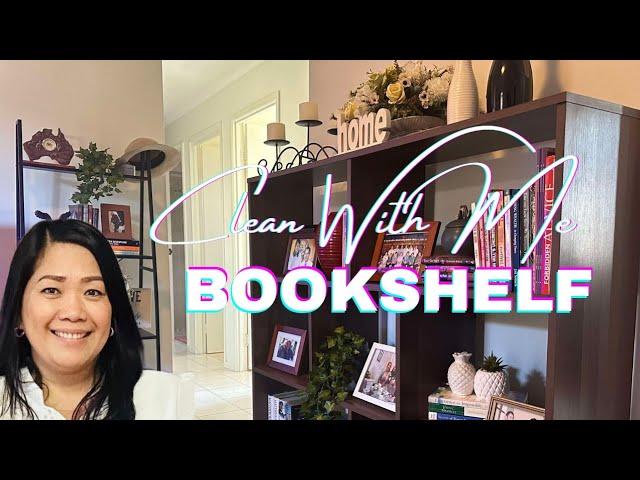 CLEAN WITH ME || CLEANING OUR BOOKSHELVES & ORGANİZE #cleaningroutine #highlights #organizing #clean