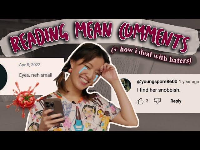 how i deal with haters (+ reading MEAN comments!) | Glowing Up Ep 25