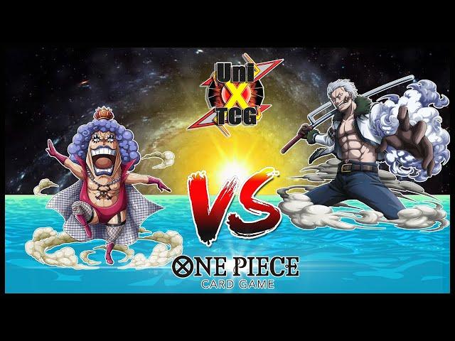 Uni X Swashbuckle! OP02 Blue Ivankov Vs Black Smoker! One Piece Card Battle!