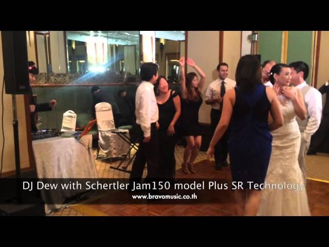 DJ Dew with Schertler Jam150 & SR Technology