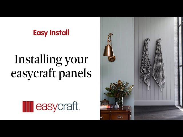 Installing Your Easycraft Panels