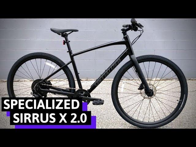 Gravel Hybrid Bike? Specialized Sirrus X 2.0 Fitness Hybrid Bike Wide Tires Feature Review &Weight