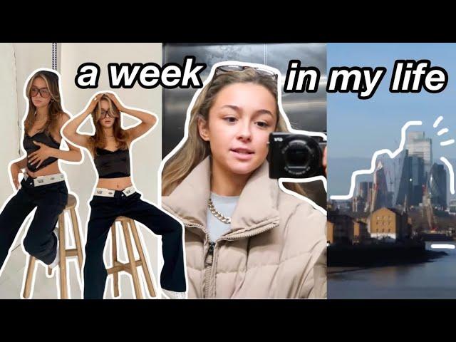 productive weekly vlog | new nails, opening packages, photoshoots & more