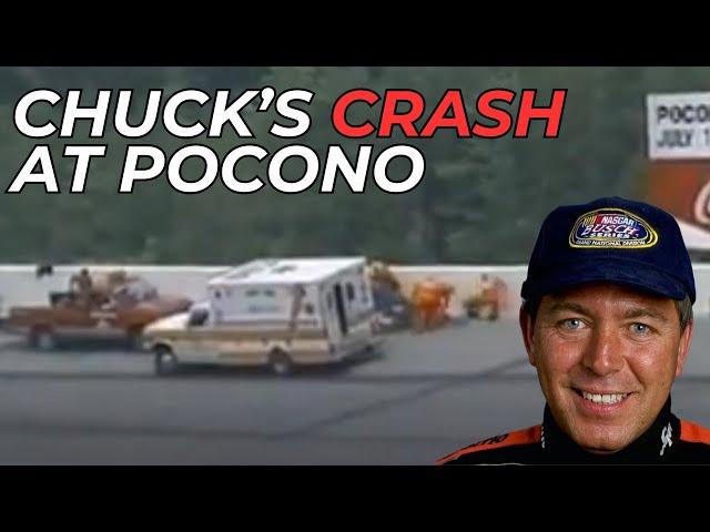 Chuck Bown's Horrible Crash at Pocono