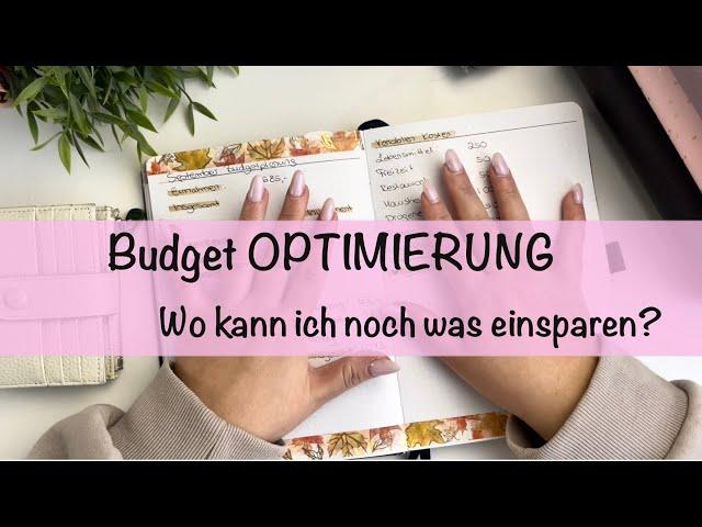 Budget Optimierung ab Oktober / November 2024  - wie viel Geld kann ich noch einsparen?