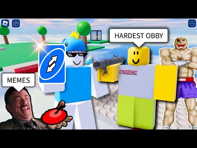 ROBLOX I Wanna Test The Game FUNNY MOMENTS (HARDEST OBBY)