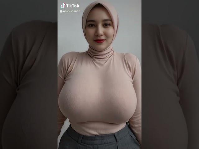 jilbab  hot gede #tiktok #hijab #hiburan #hijabstyle