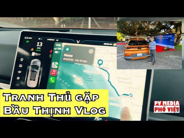 520| Tranh thủ gặp Bầu Thịnh Vlog , VF8 chạy gần 100 dậm từ SanDiego về Huntington Beach vi-vu