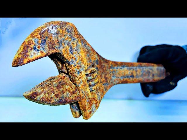 Old Rusty Wrench Restoration | Vintage Hand Tool Restoration