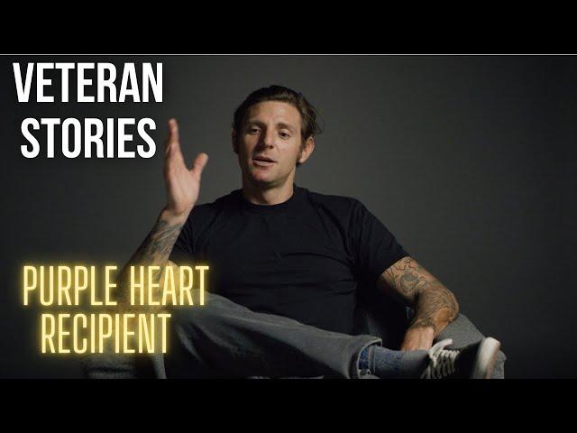 Purple Heart recipient shares combat story *graphic*