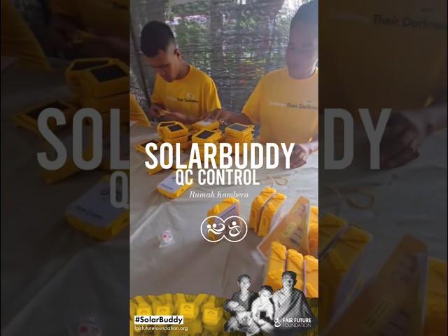 nside the SolarBuddy Workshop – Testing, Repairing, Preparing.  #solarbuddy