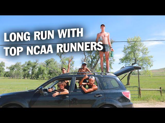 Long Run with Top NCAA Runners