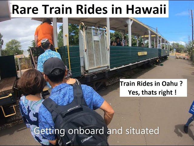 Train rides from EWA to Ko Olina and back,  Oahu, Hawaii (Wed, 4 -13 -2022)