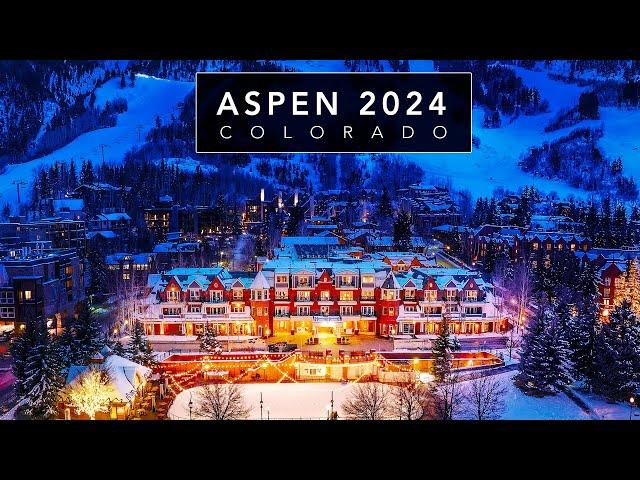 Aspen, Colorado 4K – A cinematic tour through the Christmas decorated, world famous ski town