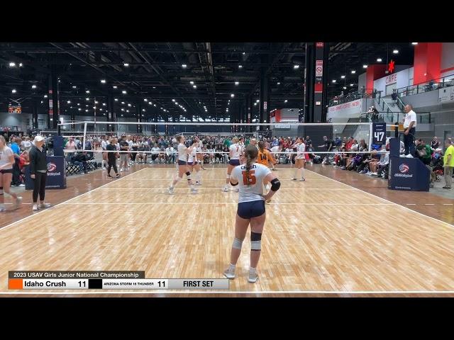 2023 USAV National Championship - Idaho Crush 16 Bower vs ARIZONA STORM 16 THUNDER