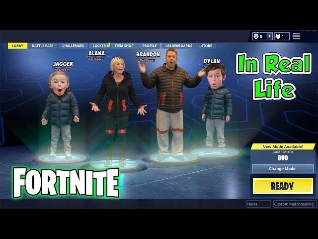 Fortnite Battle Royal in Real Life Nerf Kids SKIT | DavidsTV