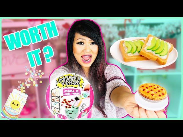 Testing Viral Miniature Craft Mystery Ball! DIY Mini Verse Make it Mini Food