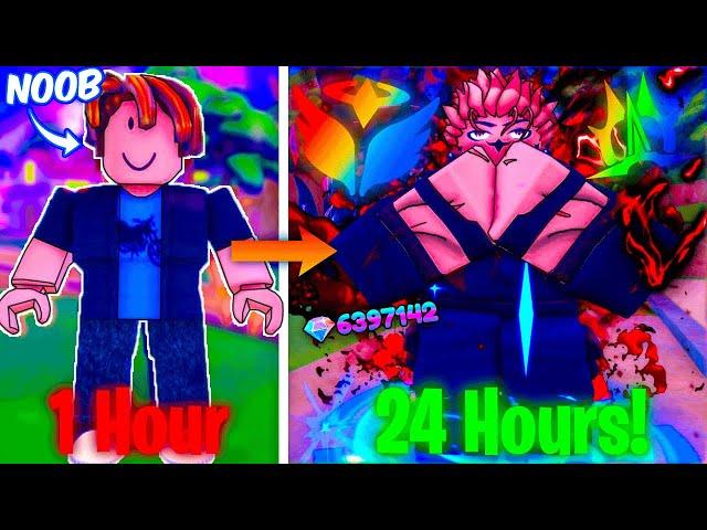 I PLAYED ANIME DEFENDERS FOR 24 HOURS AND BECAME OVERPOWERED! [ROBLOX]