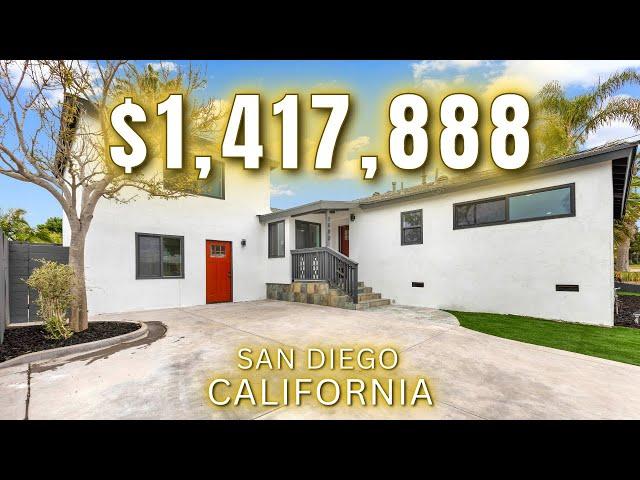 Inside a $1,417,888 Incredible SAN DIEGO Home with attached Guest Unit!