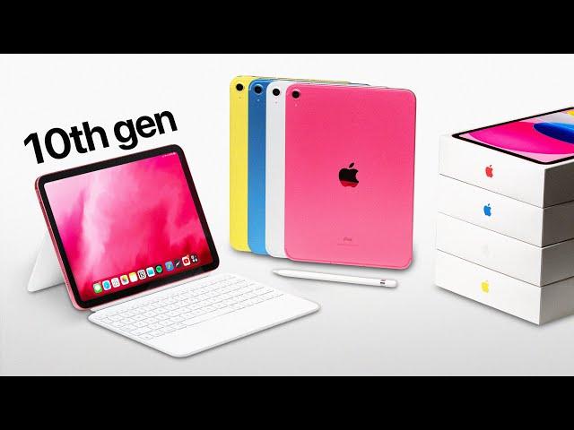 iPad 10th generation Unboxing - All Colors!