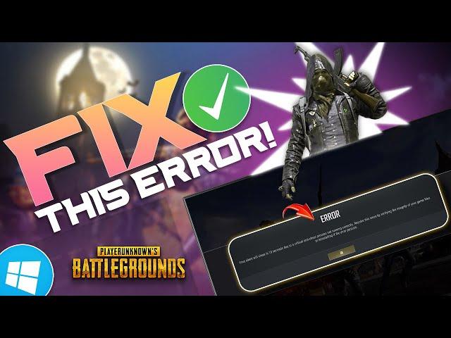 Fix "Your Client Will Close in 10 Seconds" Error in PUBG Battleground | Quick Solutions