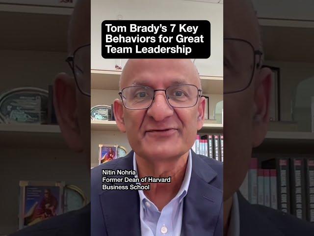 Tom Brady’s 7 Key Behaviors for Great Team Leadership