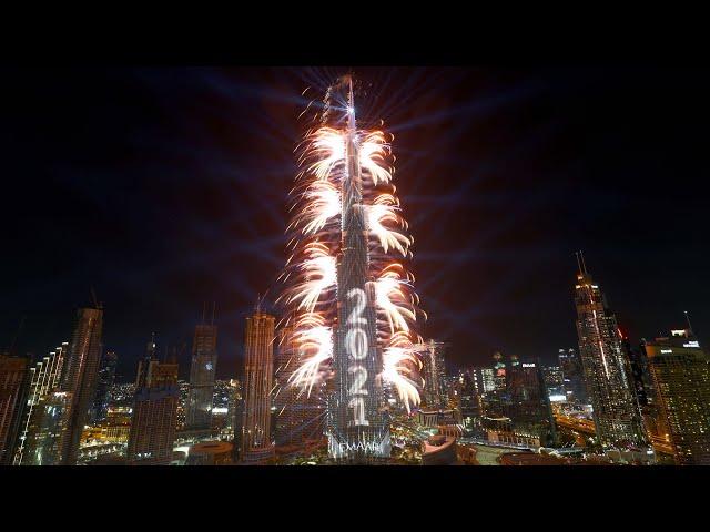 Watch Dubai's 2021 New Year fireworks display