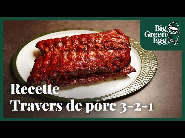 Méthode Travers de porc 3-2-1 | Recette | Big Green Egg France