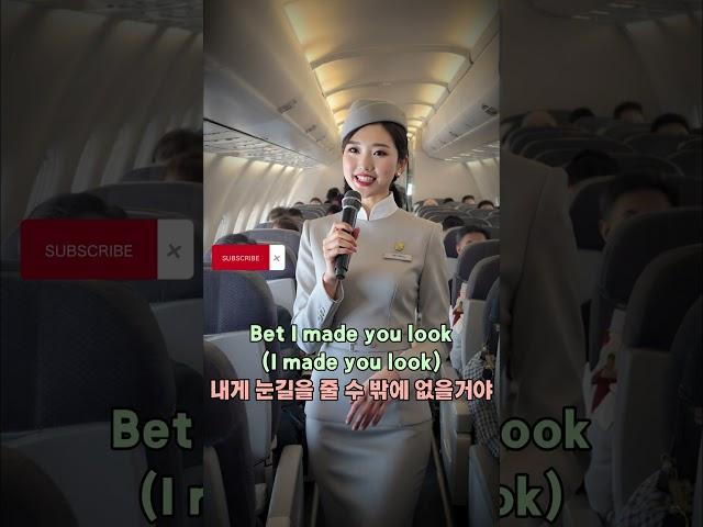 노래하는 승무원… 가사를 알고 나면 더 좋아진다. #노래하는승무원 #기내감동 #감성서비스 #감동영상
