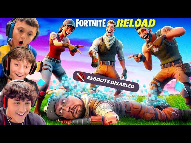 Fortnite RELOAD: Reboot Dad! (FGTeeV First Reaction)