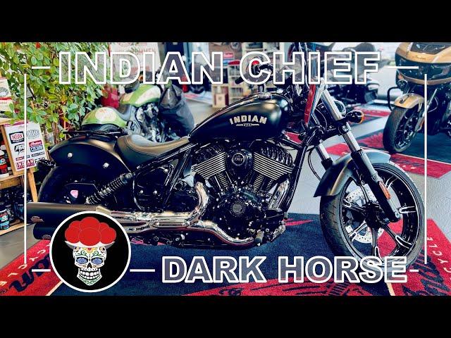 Indian CHIEF Dark Horse - First ride & comparison with Scout Bobber - German with English Subtitles